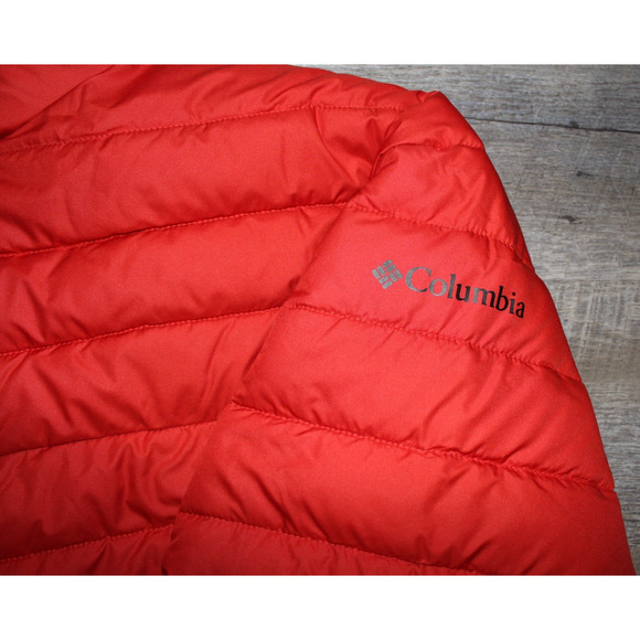 NWT MEN'S COLUMBIA RED SLOPE EDGE II HOODED FULL ZIP JACKET COAT‎ SZ 3XLT - Picture 5 of 8